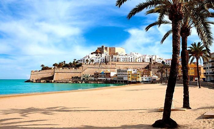 Апартаменты Atico Aqua Peniscola, 1ª Linea De Playa, Parking Y Piscina Экстерьер фото
